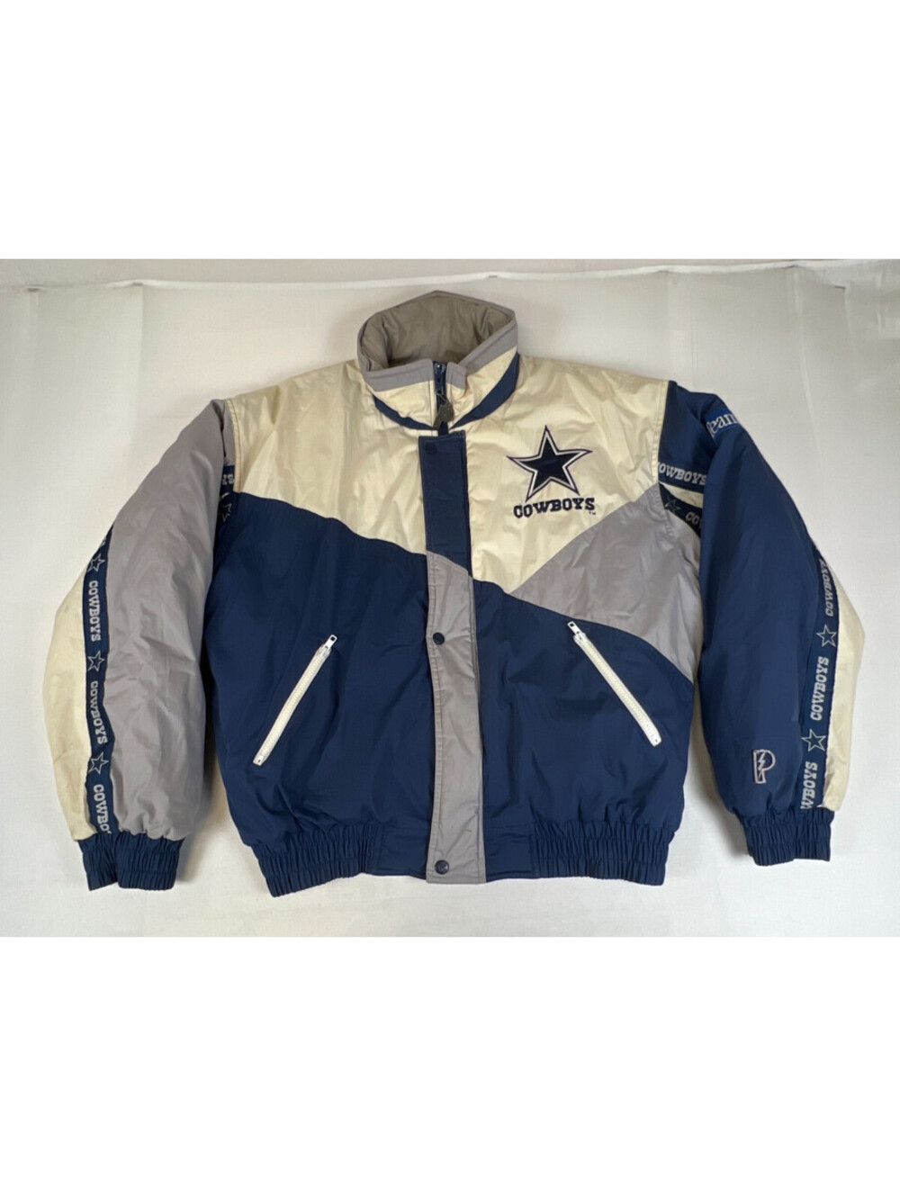 Vintage Pro Player Dallas Cowboys Men Puffer Winter Jacket Coat